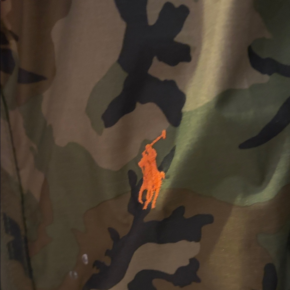 Polo by Ralph Lauren Kids Green Camouflage Raincoat - Picture 2 of 3